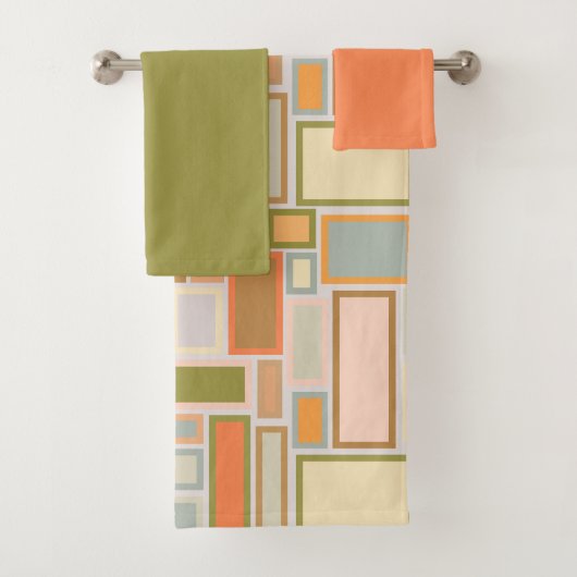 Boho Rectangle Badhandtuch Set (Insitu)