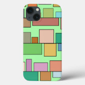 Boho Rectangle Case-Mate iPhone Hülle (Rückseite)