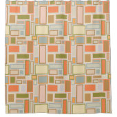 Boho Rectangle Duschvorhang (Vorderseite)