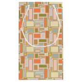 Boho Rectangle Kleine Geschenktüte (Rückseite)