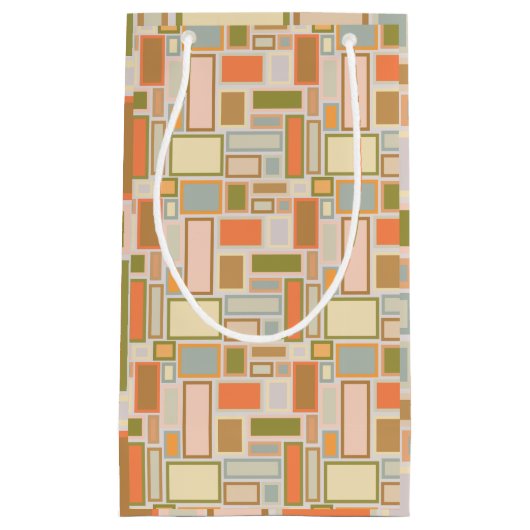 Boho Rectangle Kleine Geschenktüte (Vorderseite)