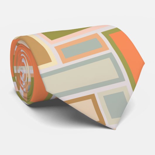 Boho Rectangle Krawatte (Gerollt)