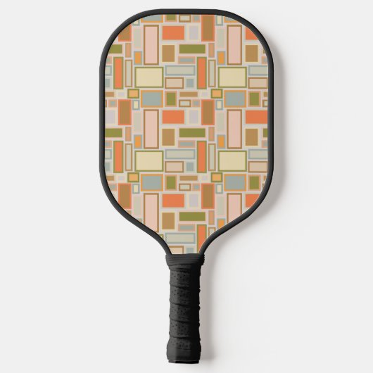 Boho Rectangle Pickleball Schläger (Rückseite)