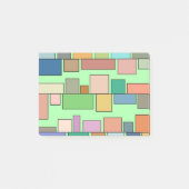 Boho Rectangle Post-it Klebezettel (Vorderseite)