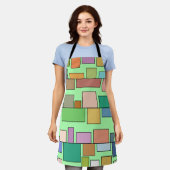 Boho Rectangle Schürze (Getragen)
