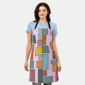 Boho Rectangle Schürze (Getragen)