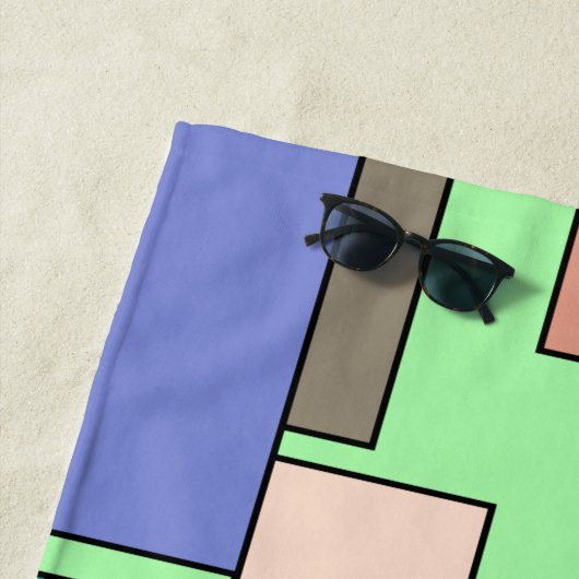 Boho Rectangle Strandtuch (Beispiel)