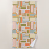 Boho Rectangle Strandtuch (Vorderseite)