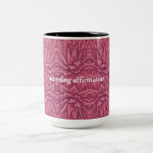 Boho Red Agave Affirmations Tasse (Mittel)