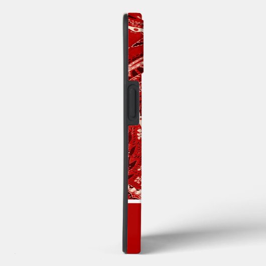 Boho Red Bandanna Case-Mate iPhone Case anpassen (Rückseite / Rechts)
