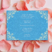 Boho Red Decorative Flowers Wedding Save The Date