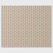Boho Regenbogen Beige Geschenkpapier (Flach)