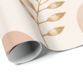 Boho-Regenbogen-Botanik Geschenkpapier (Rolleneckpunkt)