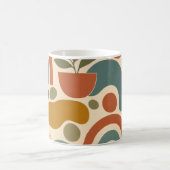 Boho-Regenbogen & Botanisches Nahtloses Muster Kaffeetasse (Mittel)