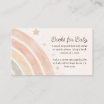 Boho-Regenbogen-Bücher für Baby-Minimal-Baby-Party
