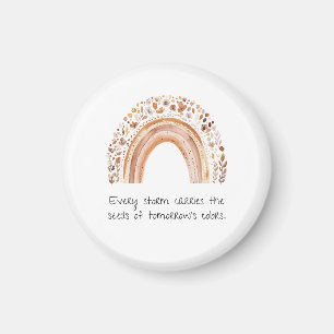 Boho-Regenbogen-Button-Pin Magnet