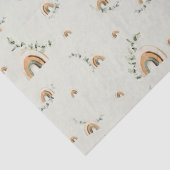 Boho Regenbogen Eukalyptus Kinderzimmer Babydusche Seidenpapier (Detail)