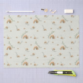 Boho Regenbogen Eukalyptus Kinderzimmer Babydusche Seidenpapier (Handwerk)