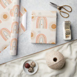 Boho Regenbogen Geschenkpapier