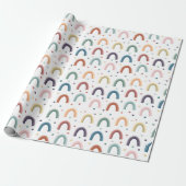Boho-Regenbogen Geschenkpapier (Ungerollt)
