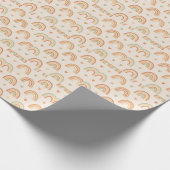 Boho-Regenbogen-Geschenkpapier Geschenkpapier (Ecke)