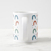 Boho-Regenbogen Jumbo-Tasse (Rückseite)