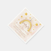 Boho Regenbogen Magie Staub Gold Sterne Baby Dusch Serviette (Ecke)