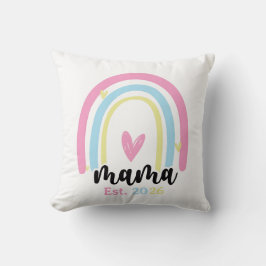 Boho Regenbogen Maßgeschneiderte Mama Stiftungsjah Kissen