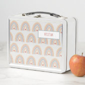 Boho Regenbogen Metall Brotdose (Beispiel)