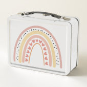 Boho Regenbogen Metall Brotdose (Rückseite)
