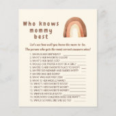 Boho Regenbogen Minimalismus Wer kennt das beste S (Vorderseite)