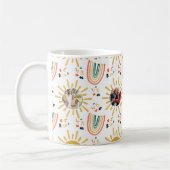 Boho-Regenbogen-Morgen-Sonnenlicht-Familien-Fotoco Kaffeetasse (Links)