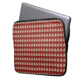 Boho-Regenbogen-Muster-Halstuch Laptopschutzhülle (Vorderseite Links)
