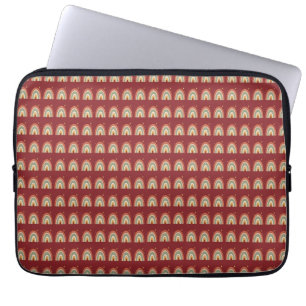 Boho-Regenbogen-Muster-Halstuch Laptopschutzhülle