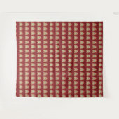 Boho-Regenbogen-Muster-Halstuch Wandteppich (Vorderseite (Horizontal))