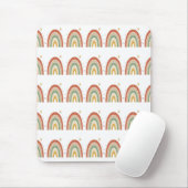 Boho-Regenbogen-Muster-Schlips Mousepad (Mit Mouse)