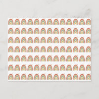 Boho-Regenbogen-Muster-Schlips