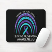 Boho-Regenbogen-Selbstmordbewusstsein Psychische G Mousepad (Mit Mouse)