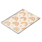 Boho-Regenbogen-Spiralblock Notizblock (Linke Seite)