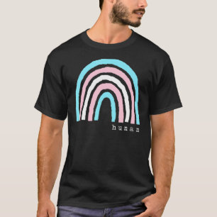 Boho-Regenbogen-Trans-Flagg Menschlicher Stolz Lbg T-Shirt