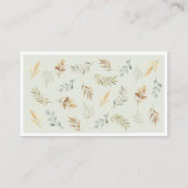 Boho Regenbogen und Blume Bücher für Kinderkarte Begleitkarte (Rückseite)