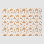 Boho-Regenbogen- & Zen-Steinmuster Seidenpapier (Vorderseite)