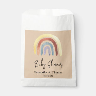 Boho Regenbogenbaby-Dusche Geschenktütchen