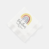 Boho Regenbogenbaby-Dusche Serviette (Ecke)