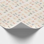 Boho-Regenbogenbögen Nahtloses Muster Geschenkpapier (Ecke)