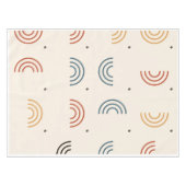 Boho-Regenbogenbögen Nahtloses Muster Tischdecke (Vorderseite (Horizontal))