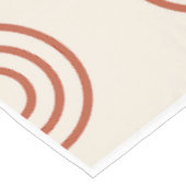 Boho-Regenbogenbögen Nahtloses Muster Tischdecke (Schrägansicht)