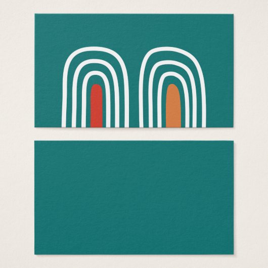 Boho Regenbogendesign (Vorne & Hinten)