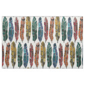 boho Regenbogenfedern Stoff (Fat Quarter (45,7 x 55,9 cm))