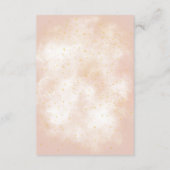 Boho Regenbogenmagie goldene Sterne Staubbücher fü Begleitkarte (Rückseite)